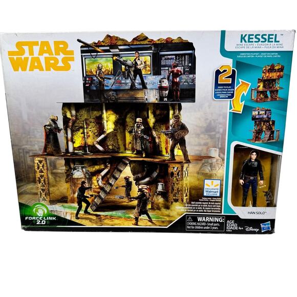 Hasbro Star Wars Kessel Mine Scape Force Link 2.0 Playset with Han Solo - Picture 7 of 10